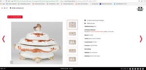 MAK-Sammlung online, Screenshot