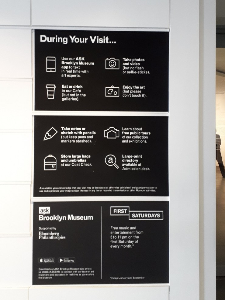 Brooklyn Museum, January 2020