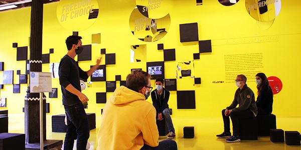 Kulturvermittler Felix Fröschl im Museum Arbeitswelt, Foto: Museum Arbeitswelt