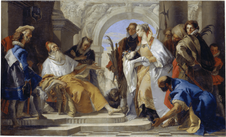 Giovanni Battista Tiepolo, Die Heiligen der Familie Crotta, ca. 1750, Städel Museum (CC BY-SA 4.0 Städel Museum, Frankfurt am Main, https://creativecommons.org/licenses/by-sa/4.0/deed.de)