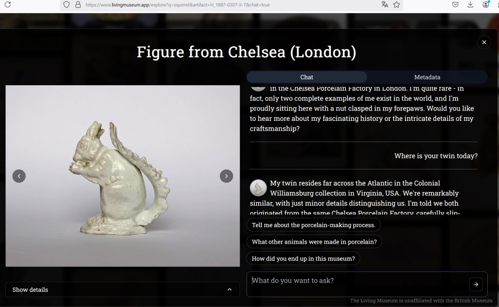 The Living Museum Screenshot, December 2024